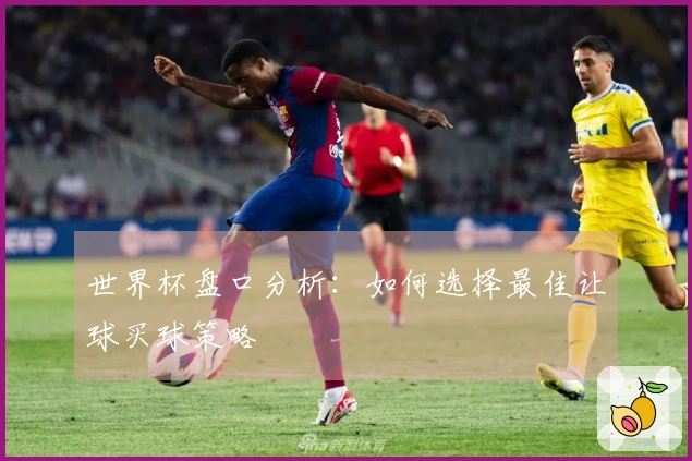 世界杯盘口分析：如何选择最佳让球买球策略